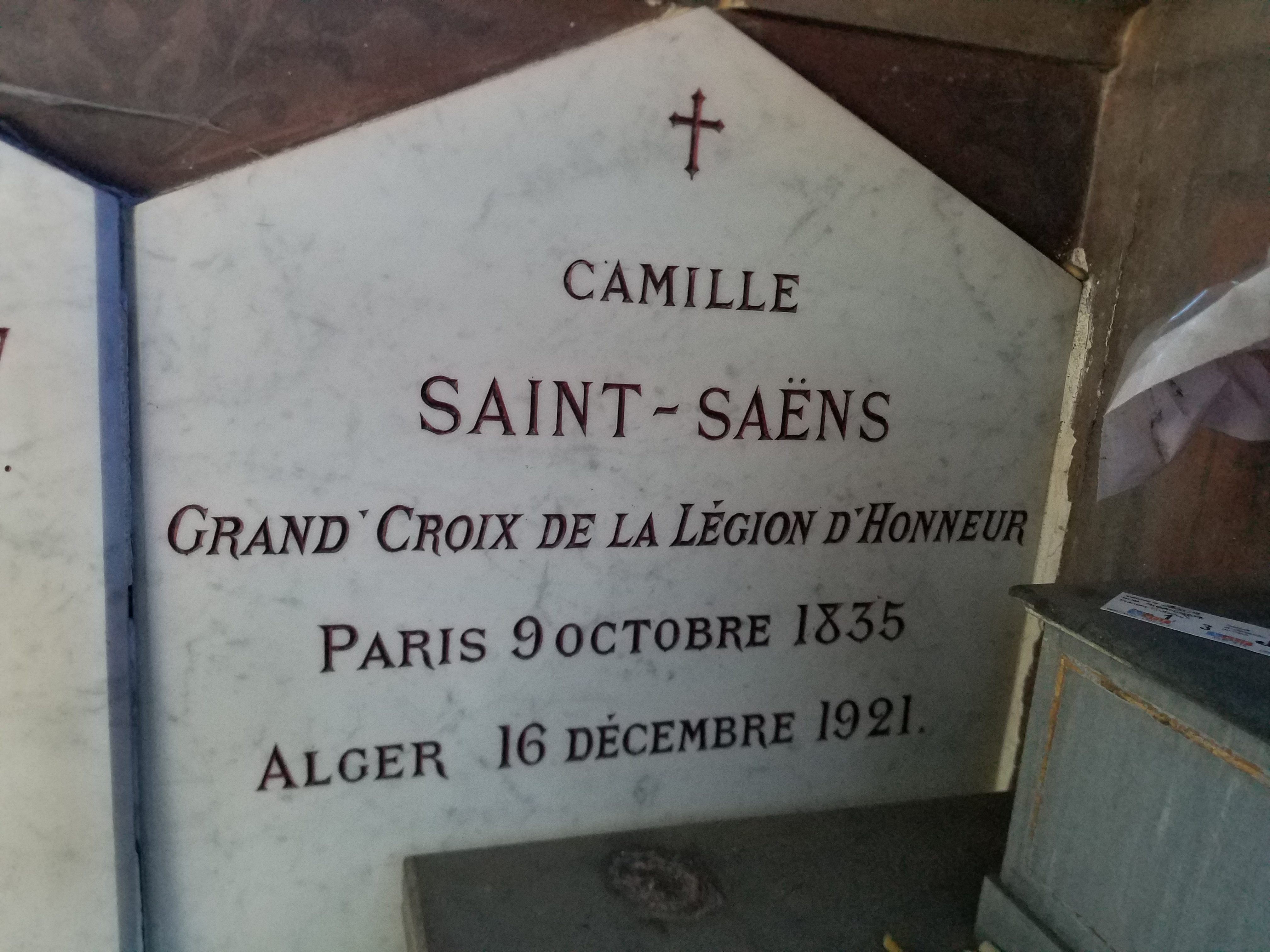 Grave of Camille Saint-Saëns and family, Montparnasse Cem…